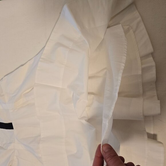 ARMANI EXCHANGE white cotton summer dress - Picture 4 of 16